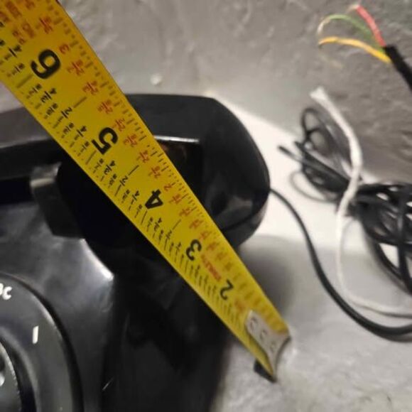 Western Electric Black Metal Rotary Style Phone Telephone - Picture 9 of 10